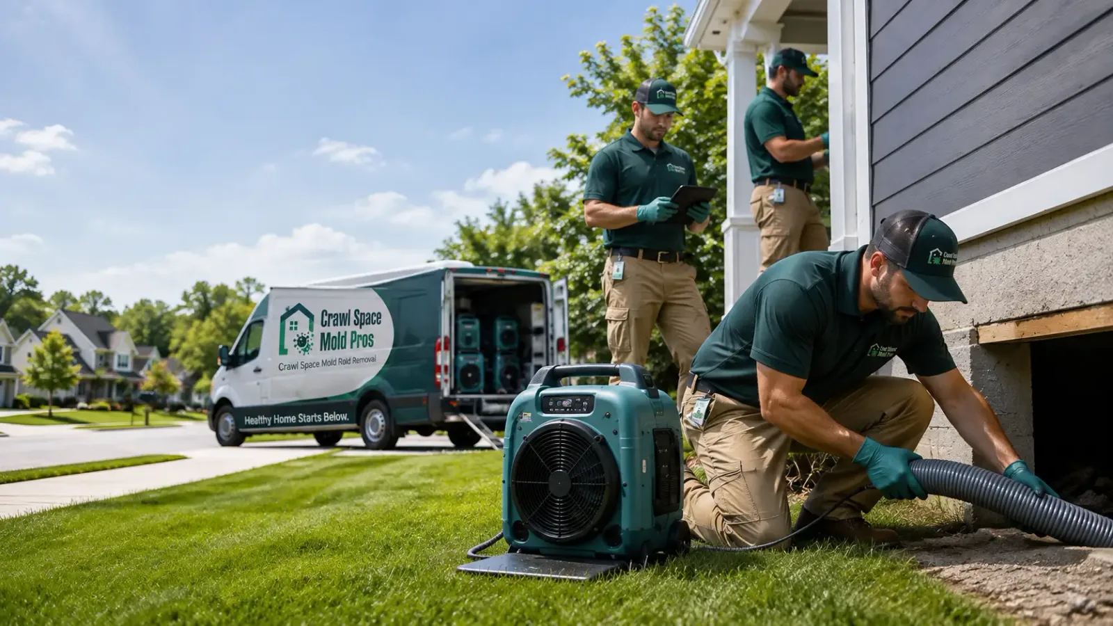 Crawl Space Mold Removal in Belcamp, MD